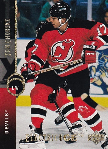 #191 Tom Chorske - New Jersey Devils - 1994-95 Upper Deck Hockey - Electric Ice