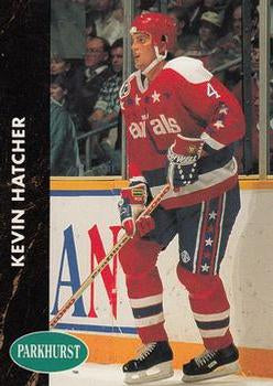 #191 Kevin Hatcher - Washington Capitals - 1991-92 Parkhurst Hockey
