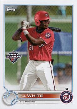 #PD-191 T.J. White - FCL Nationals - 2022 Topps Pro Debut Baseball