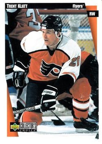 #191 Trent Klatt - Philadelphia Flyers - 1997-98 Collector's Choice Hockey