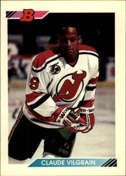 #191 Claude Vilgrain - New Jersey Devils - 1992-93 Bowman Hockey