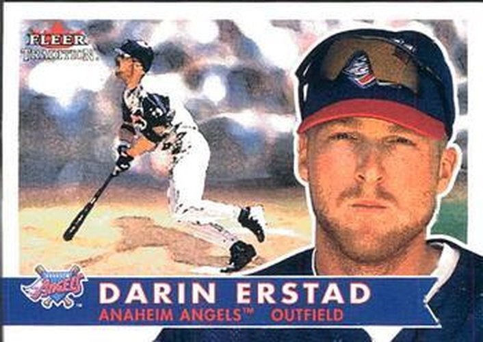 #191 Darin Erstad - Anaheim Angels - 2001 Fleer Tradition Baseball