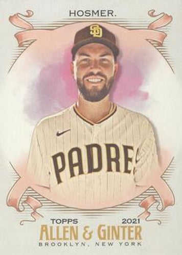 #191 Eric Hosmer - San Diego Padres - 2021 Topps Allen & Ginter Baseball