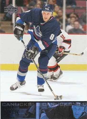 #191 Marek Malik - Vancouver Canucks - 2003-04 Upper Deck Hockey
