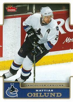 #191 Mattias Ohlund - Vancouver Canucks - 2006-07 Fleer Hockey
