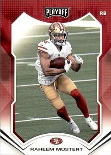#191 Raheem Mostert - San Francisco 49ers - 2021 Panini Playoff Football