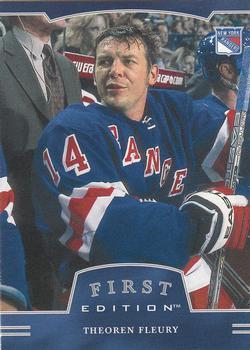 #191 Theoren Fleury - New York Rangers - 2002-03 Be a Player First Edition Hockey