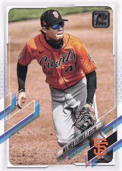 #191 Wilmer Flores - San Francisco Giants - 2021 Topps Baseball