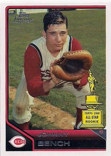 #191 Johnny Bench - Cincinnati Reds - 2011 Topps Lineage Baseball