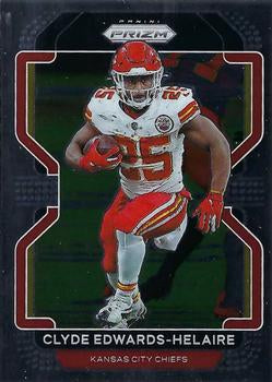 #191 Clyde Edwards-Helaire - Kansas City Chiefs - 2021 Panini Prizm Football