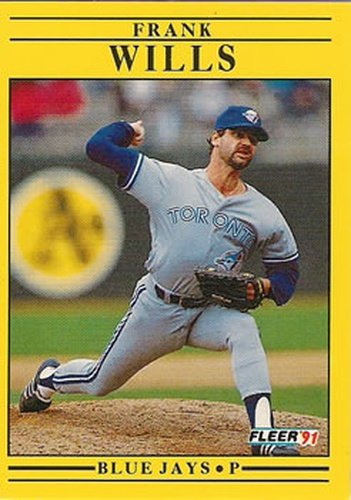 #191 Frank Wills - Toronto Blue Jays - 1991 Fleer Baseball