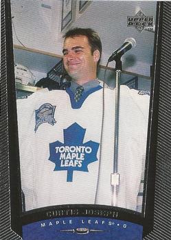 #191 Curtis Joseph - Toronto Maple Leafs - 1998-99 Upper Deck Hockey