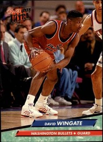 #192 David Wingate - Washington Bullets - 1992-93 Ultra Basketball
