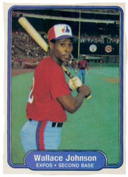 #192 Wallace Johnson - Montreal Expos - 1982 Fleer Baseball