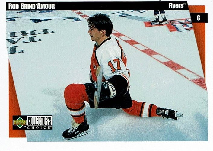 #192 Rod Brind'Amour - Philadelphia Flyers - 1997-98 Collector's Choice Hockey