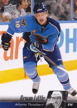 #192 Bryan Little - Atlanta Thrashers - 2010-11 Upper Deck Hockey