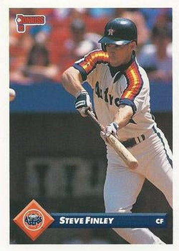 #192 Steve Finley - Houston Astros - 1993 Donruss Baseball