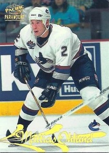 #192 Mattias Ohlund - Vancouver Canucks - 1997-98 Pacific Paramount Hockey