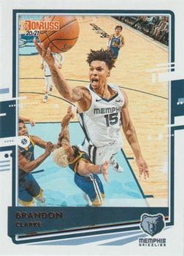 #192 Brandon Clarke - Memphis Grizzlies - 2020-21 Donruss Basketball