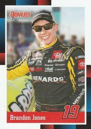 #192 Brandon Jones - Joe Gibbs Racing - 2021 Donruss Racing