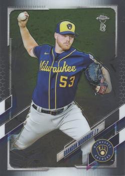 #192 Brandon Woodruff - Milwaukee Brewers - 2021 Topps Chrome Ben Baller Edition Baseball