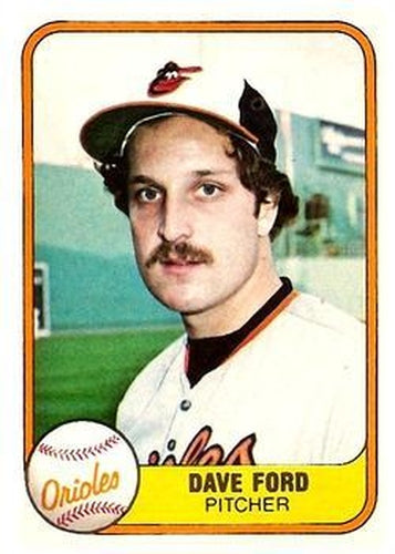 #192 Dave Ford - Baltimore Orioles - 1981 Fleer Baseball