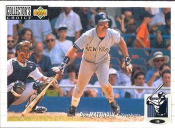 #192 Don Mattingly - New York Yankees - 1994 Collector's Choice Baseball