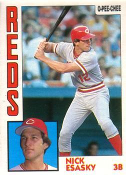 #192 Nick Esasky - Cincinnati Reds - 1984 O-Pee-Chee Baseball