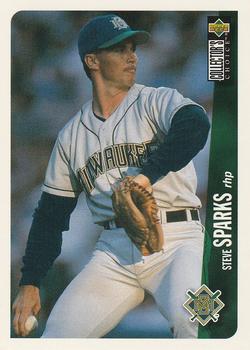#192 Steve Sparks - Milwaukee Brewers - 1996 Collector's Choice Baseball