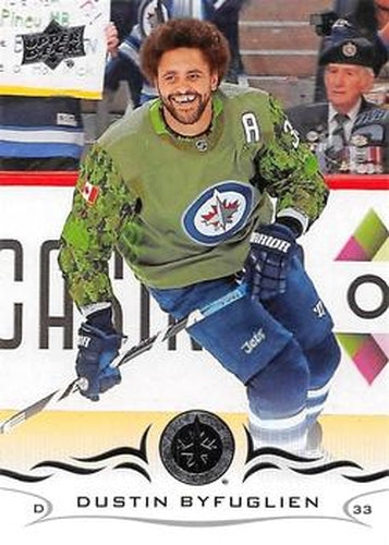 #192 Dustin Byfuglien - Winnipeg Jets - 2018-19 Upper Deck Hockey