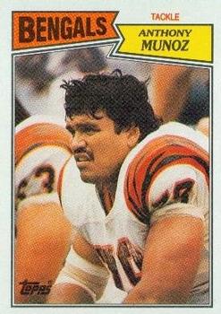 #192 Anthony Munoz - Cincinnati Bengals - 1987 Topps Football