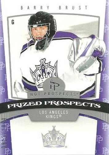#192 Barry Brust - Los Angeles Kings - 2006-07 Fleer Hot Prospects Hockey