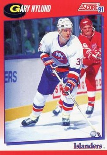 #192 Gary Nylund - New York Islanders - 1991-92 Score Canadian Bilingual Hockey