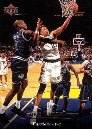 #193 Chris Gatling - Golden State Warriors - 1995-96 Upper Deck Basketball