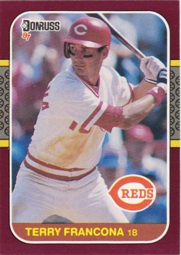 #193 Terry Francona - Cincinnati Reds - 1987 Donruss Opening Day Baseball