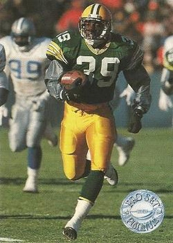 #193 Darrell Thompson - Green Bay Packers - 1991 Pro Set Platinum Football