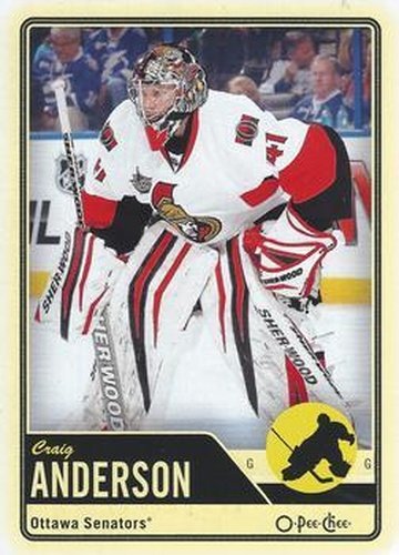 #193 Craig Anderson - Ottawa Senators - 2012-13 O-Pee-Chee Hockey