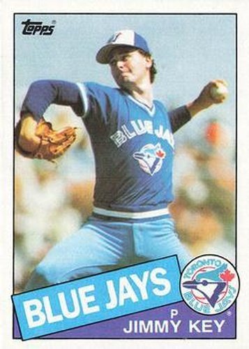 #193 Jimmy Key - Toronto Blue Jays - 1985 Topps Baseball