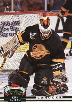 #193 Kirk McLean - Vancouver Canucks - 1992-93 Stadium Club Hockey