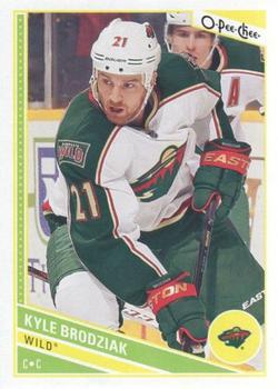 #193 Kyle Brodziak - Minnesota Wild - 2013-14 O-Pee-Chee Hockey