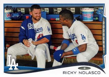 #193 Ricky Nolasco - Los Angeles Dodgers - 2014 Topps Baseball