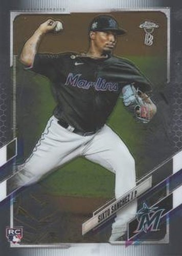 #193 Sixto Sanchez - Miami Marlins - 2021 Topps Chrome Ben Baller Edition Baseball