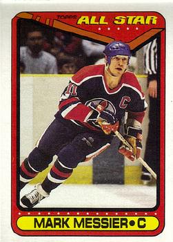 #193 Mark Messier - Edmonton Oilers - 1990-91 Topps Hockey