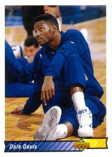 #193 Dale Davis - Indiana Pacers - 1992-93 Upper Deck Basketball