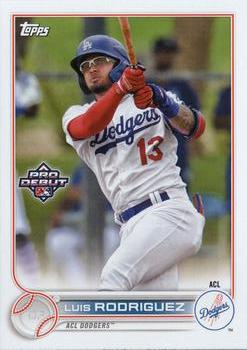 #PD-193 Luis Rodriguez - ACL Dodgers - 2022 Topps Pro Debut Baseball