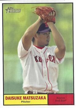 #193b Daisuke Matsuzaka - Boston Red Sox - 2010 Topps Heritage Baseball
