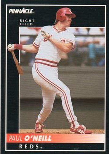 #154 Paul O'Neill - Cincinnati Reds - 1992 Pinnacle Baseball