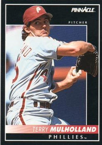 #199 Terry Mulholland - Philadelphia Phillies - 1992 Pinnacle Baseball