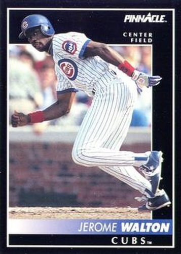 #224 Jerome Walton - Chicago Cubs - 1992 Pinnacle Baseball