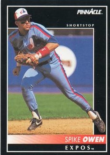 #234 Spike Owen - Montreal Expos - 1992 Pinnacle Baseball